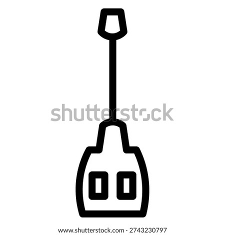 Screwdriver Tool Construction Line Icon