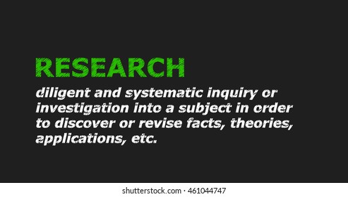 Scribble text with dictionary description - RESEARCH
