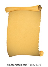 Scroll Paper Texture Background On White Stock Illustration 15294073 ...
