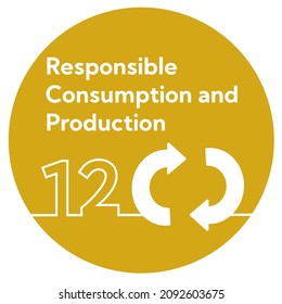 SDGs 12.Responsible Consumption And Production Round Icon