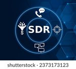 SDR Sales development representative concept, a professional who specializes in identifying and qualifying potential sales leads or prospects