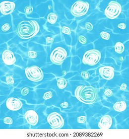 Sea Blue Desing Pattern Sing