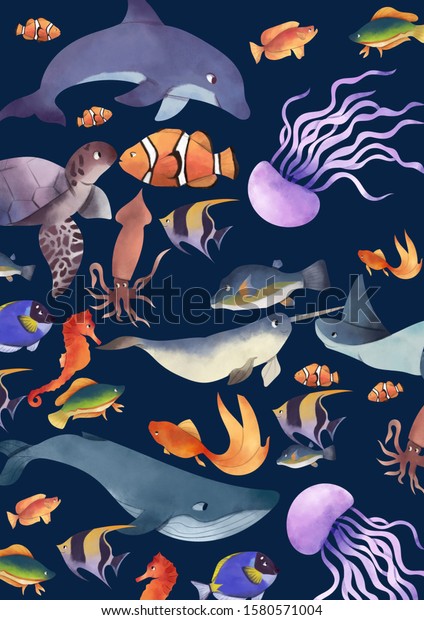 Serene Sea Creature That Can Change Color Nyt Design Digital Art Serene Sea Creature That Can Change Color Nyt Design Digital Art