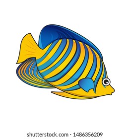 Aquarium Fish Flat Vector Vector Isolated Stock Vector (Royalty Free ...