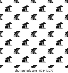 Sea or ocean wave pattern. Simple illustration of sea or ocean wave  pattern for web