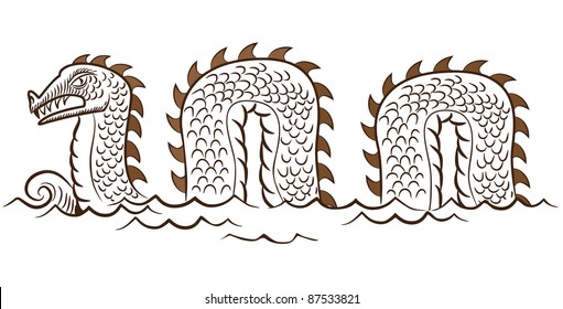 Sea Serpent Illustration