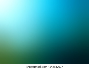 Sea water color abstract texture  Underwater blurred blank background  Blue green glow backdrop 