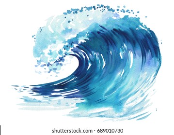 Painted Ocean Waves High Res Stock Images Shutterstock