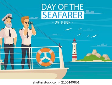 Seafarers Day Poster Design. Seafarer Day Design.
