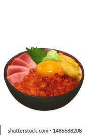海鮮丼 のイラスト素材 画像 ベクター画像 Shutterstock