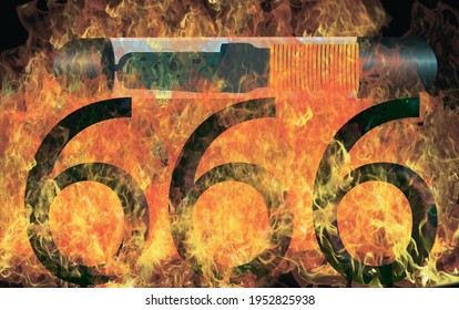 Devils Number Images Stock Photos Vectors Shutterstock