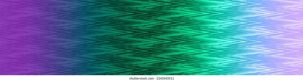 Seamless Abstract 160 cm Pleated Horizontal Zigzag Shapes Degrade Ombre Pattern Blurred Tie Dye Background