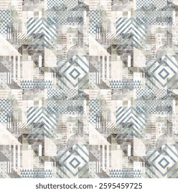 seamless abstract digital pattern with background 
