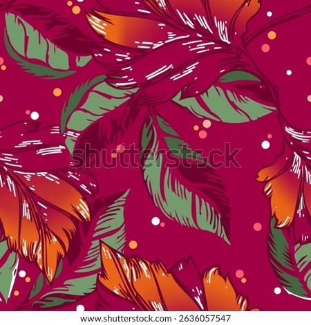 Seamless Abstract Digital Textile Pattern