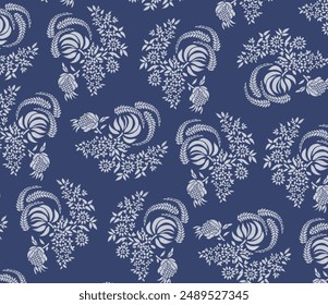 Seamless abstract floral wallpaper pattern design seamless pattern Hand drawn Floral and Botanical pattern 