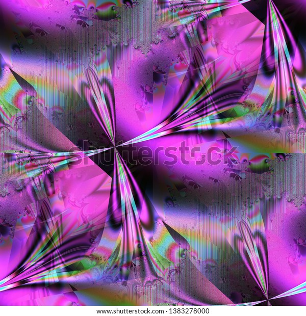 Seamless abstract fractal pattern for background