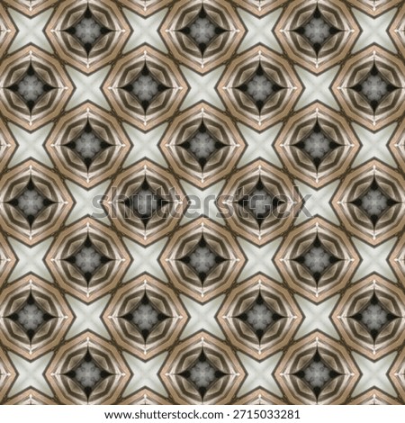 Seamless Abstract Geometric Pattern in white, black 