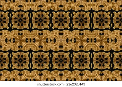 Seamless Abstract Leather Texture. Natural Leather Colored Snake Skin Like Pattern For Fabric Of Purse, Bag, Carpet Textile Print And Artwork As Background Of Graphic Work