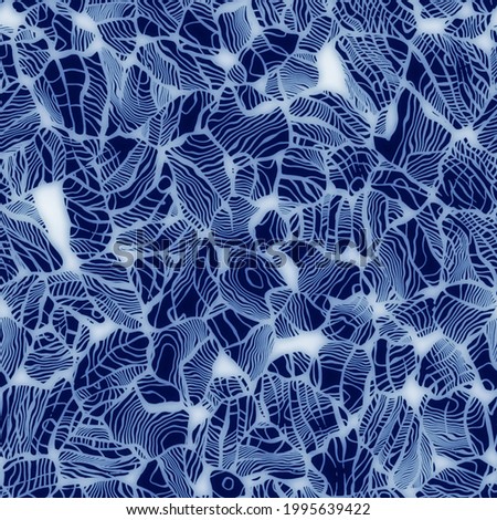 Seamless abstract organic shape pattern for print. High quality illustration. Small broken pieces or shards arranged neatly into an attractive trendy texture. Seamless repeat raster swatch.