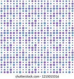 Seamless abstract pattern background with a variety of colored circles.