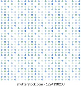 Seamless abstract pattern background with a variety of colored circles.