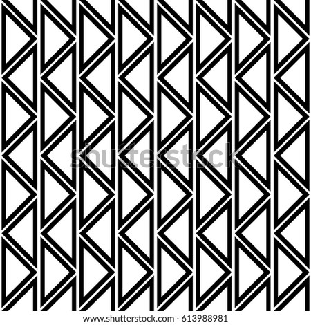 Seamless abstract pattern. symmetrical geometric repeating background with decorative triangles. Simle graphic design for web backgrounds, wallpaper, wrapping, surface, fabric