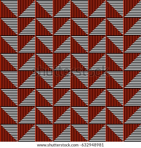 Seamless abstract pattern. symmetrical geometric repeating background with decorative rhombus, triangles. Simle graphic design for web backgrounds, wallpaper, wrapping, surface, fabric
