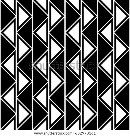Seamless abstract pattern. symmetrical geometric repeating background with decorative triangles. Simle graphic design for web backgrounds, wallpaper, wrapping, surface, fabric