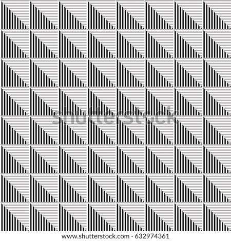 Seamless abstract pattern. symmetrical geometric repeating background with decorative rhombus, triangles. Simle graphic design for web backgrounds, wallpaper, wrapping, surface, fabric