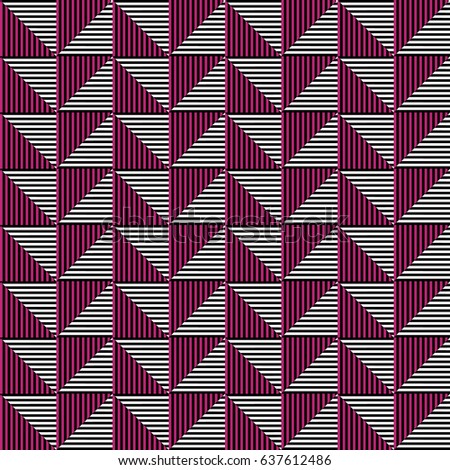 Seamless abstract pattern. symmetrical geometric repeating background with decorative rhombus, triangles. Simle graphic design for web backgrounds, wallpaper, wrapping, surface, fabric