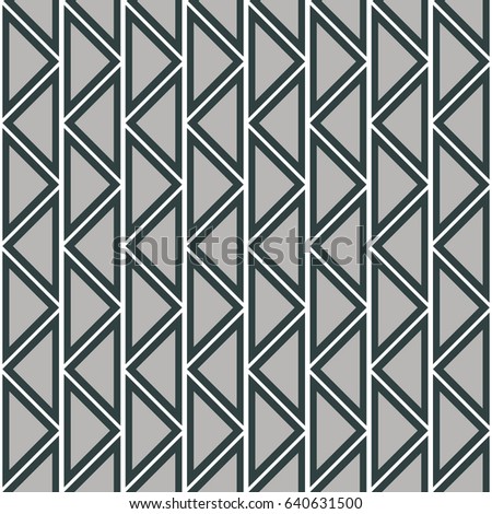 Seamless abstract pattern. symmetrical geometric repeating background with decorative triangles. Simle graphic design for web backgrounds, wallpaper, wrapping, surface, fabric