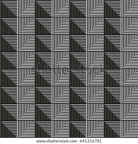 Seamless abstract pattern. symmetrical geometric repeating background with decorative rhombus, triangles. Simle graphic design for web backgrounds, wallpaper, wrapping, surface, fabric