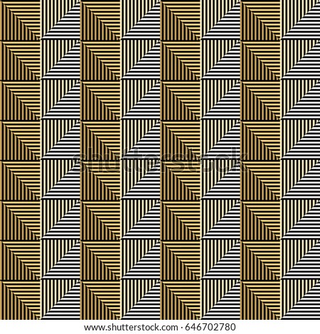 Seamless abstract pattern. symmetrical geometric repeating background with decorative rhombus, triangles. Simle graphic design for web backgrounds, wallpaper, wrapping, surface, fabric
