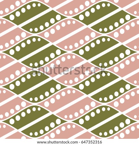 Seamless abstract pattern. symmetrical geometric repeating background with decorative rhombus. Simle graphic design for web backgrounds, wrapping, surface, fabric