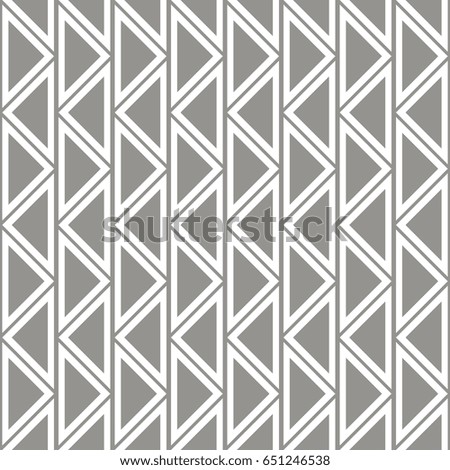 Seamless abstract pattern. symmetrical geometric repeating background with decorative triangles. Simle graphic design for web backgrounds, wallpaper, wrapping, surface, fabric