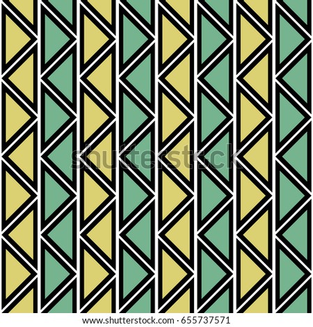 Seamless abstract pattern. symmetrical geometric repeating background with decorative triangles. Simle graphic design for web backgrounds, wallpaper, wrapping, surface, fabric
