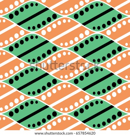 Seamless abstract pattern. symmetrical geometric repeating background with decorative rhombus. Simle graphic design for web backgrounds, wrapping, surface, fabric