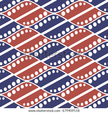 Seamless  abstract pattern. symmetrical geometric repeating background with decorative rhombus. Simle graphic design for web backgrounds, wrapping, surface, fabric
