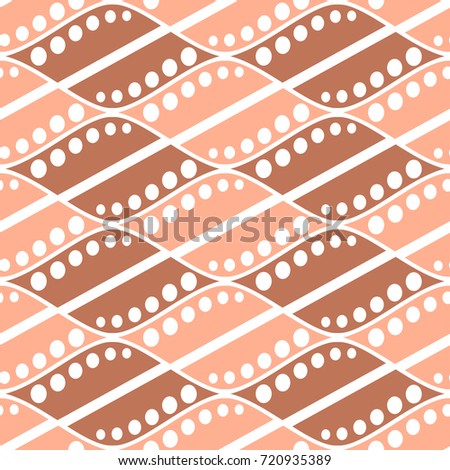 Seamless abstract pattern. symmetrical geometric repeating background with decorative rhombus. Simle graphic design for web backgrounds, wrapping, surface, fabric