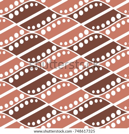Seamless abstract pattern. symmetrical geometric repeating background with decorative rhombus. Simle graphic design for web backgrounds, wrapping, surface, fabric