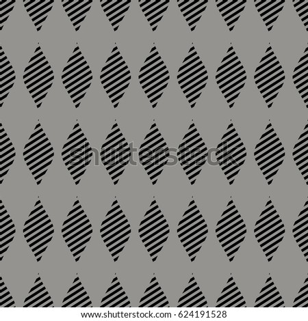 Seamless abstract pattern. symmetrical grey geometric repeating background with decorative rhombus. Simle graphic design for web backgrounds, wallpaper, wrapping, surface, fabric