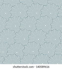 Seamless abstract pattern with wavy circles