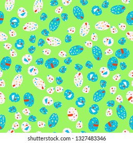 Seamless abstract terrazzo pattern.
