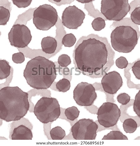 Seamless abstract textured pattern. Pink, brown and white colors. Digital brush strokes, stains, circles. Designed for textile fabrics, wrapping paper, background, wallpaper, cover.