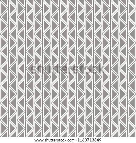Seamless abstract zig zag pattern. symmetrical geometric repeating background with decorative rhombus, triangles. Simle graphic design for web backgrounds, wallpaper, wrapping, surface, fabric