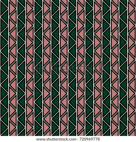 Seamless  abstract zig zag pattern. symmetrical geometric repeating background with decorative rhombus, triangles. Simle graphic design for web backgrounds, wallpaper, wrapping, surface, fabric