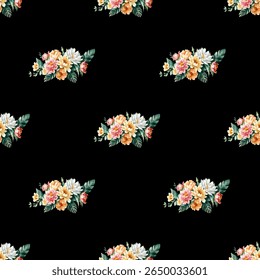 Un  floral transparente
