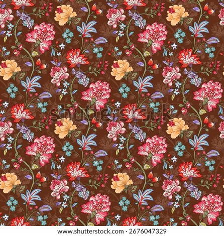 seamless allover pattern design for digital print.
