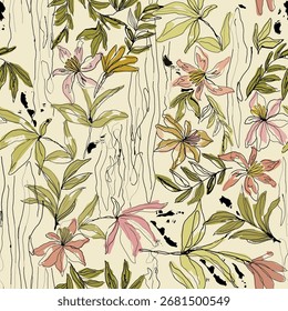 SEAMLESS ALLOVER PATTERN WITH NEW EFFECT TEXTURE KURTI DEISGN