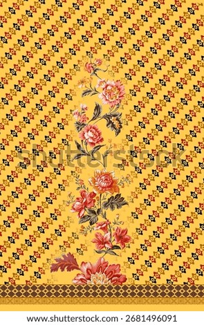 SEAMLESS ALLOVER PATTERN WITH NEW EFFECT TEXTURE KURTI DEISGN